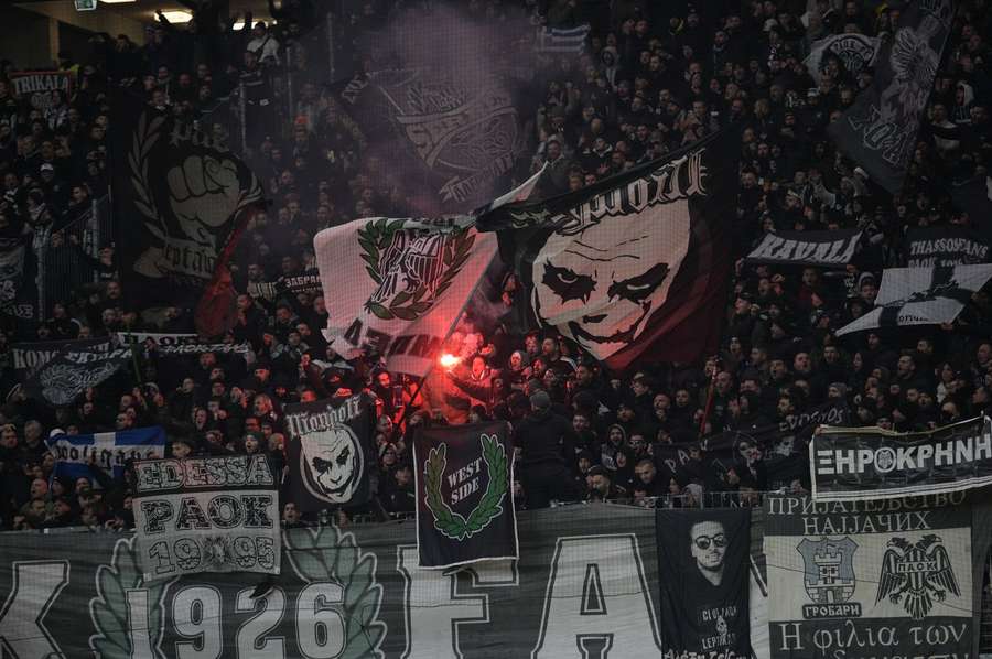 PAOK se může spolehnout na velkou podporu svých fanoušků.