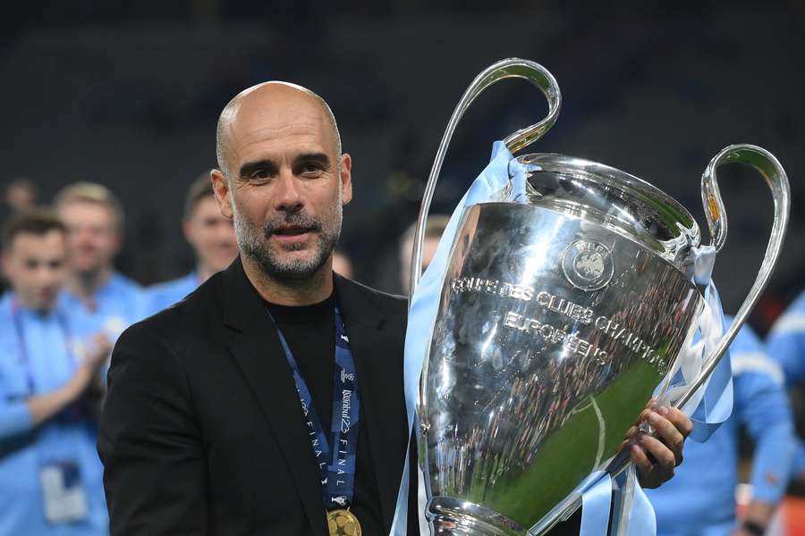 Pep Guardiola venceu a Liga dos Campeões pela 3ª vez