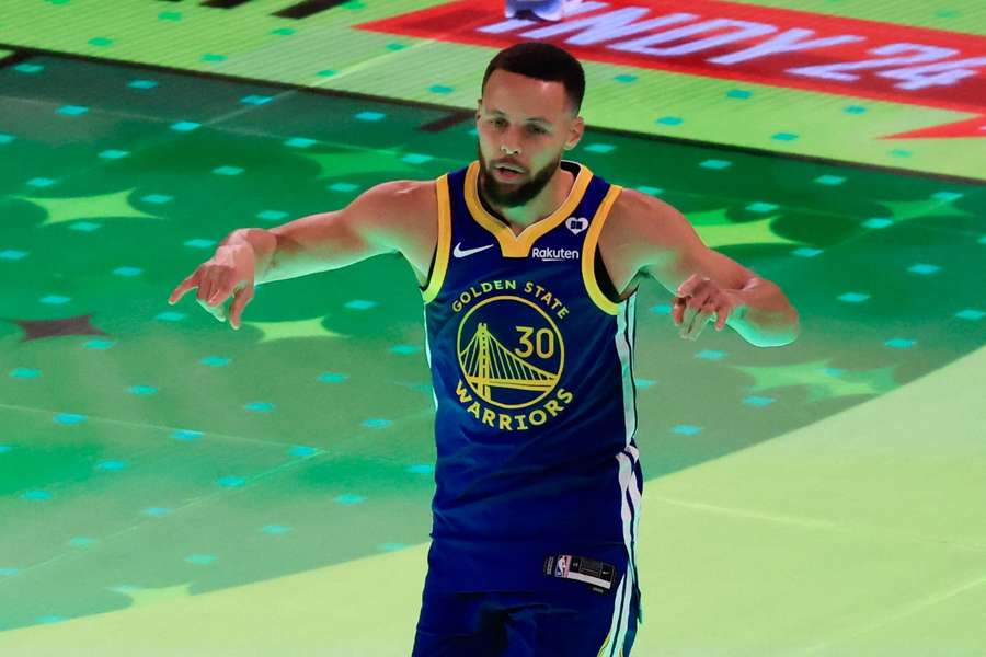 Curry, jugador de los Golden State Warriors 