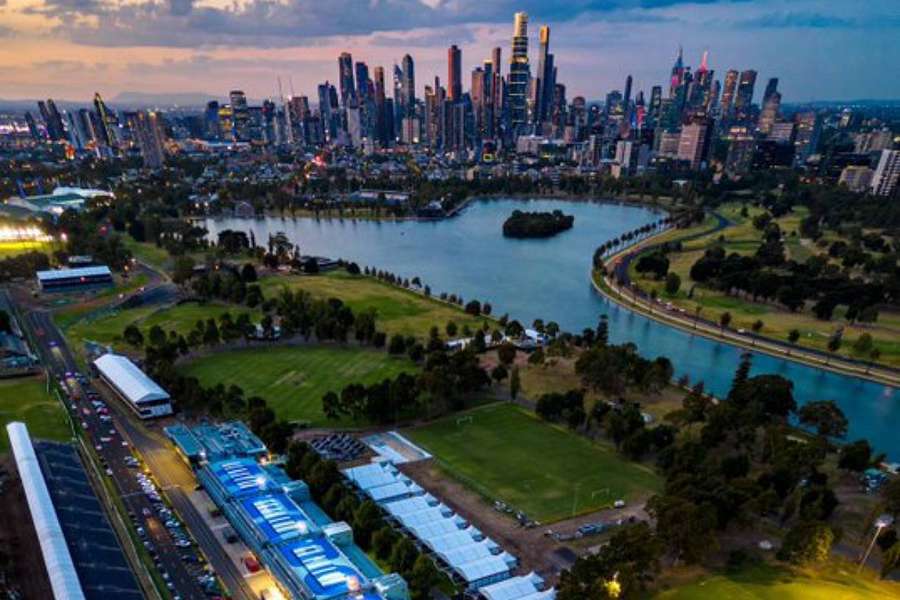 Le circuit d'Albert Park.