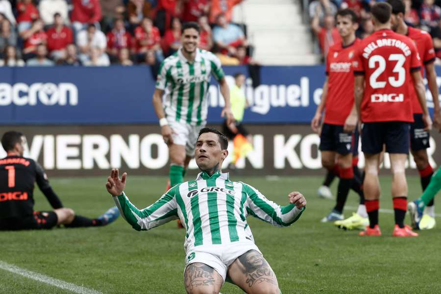 Chimy Ávila rompe las ilusiones de Osasuna.