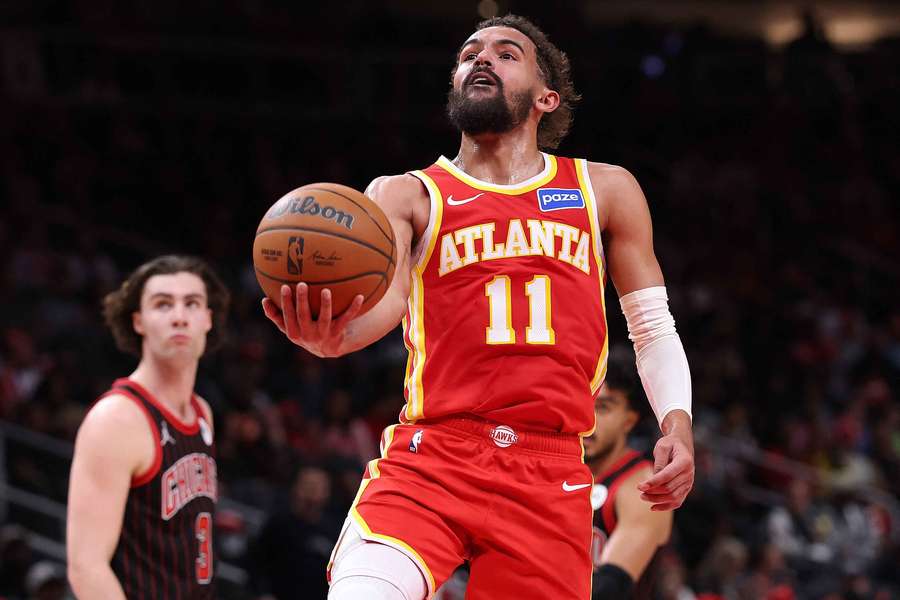 Trae Young contre Chicago, en décembre.