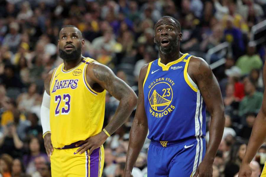 LeBron James and Draymond Green LeBron James and Draymond Green