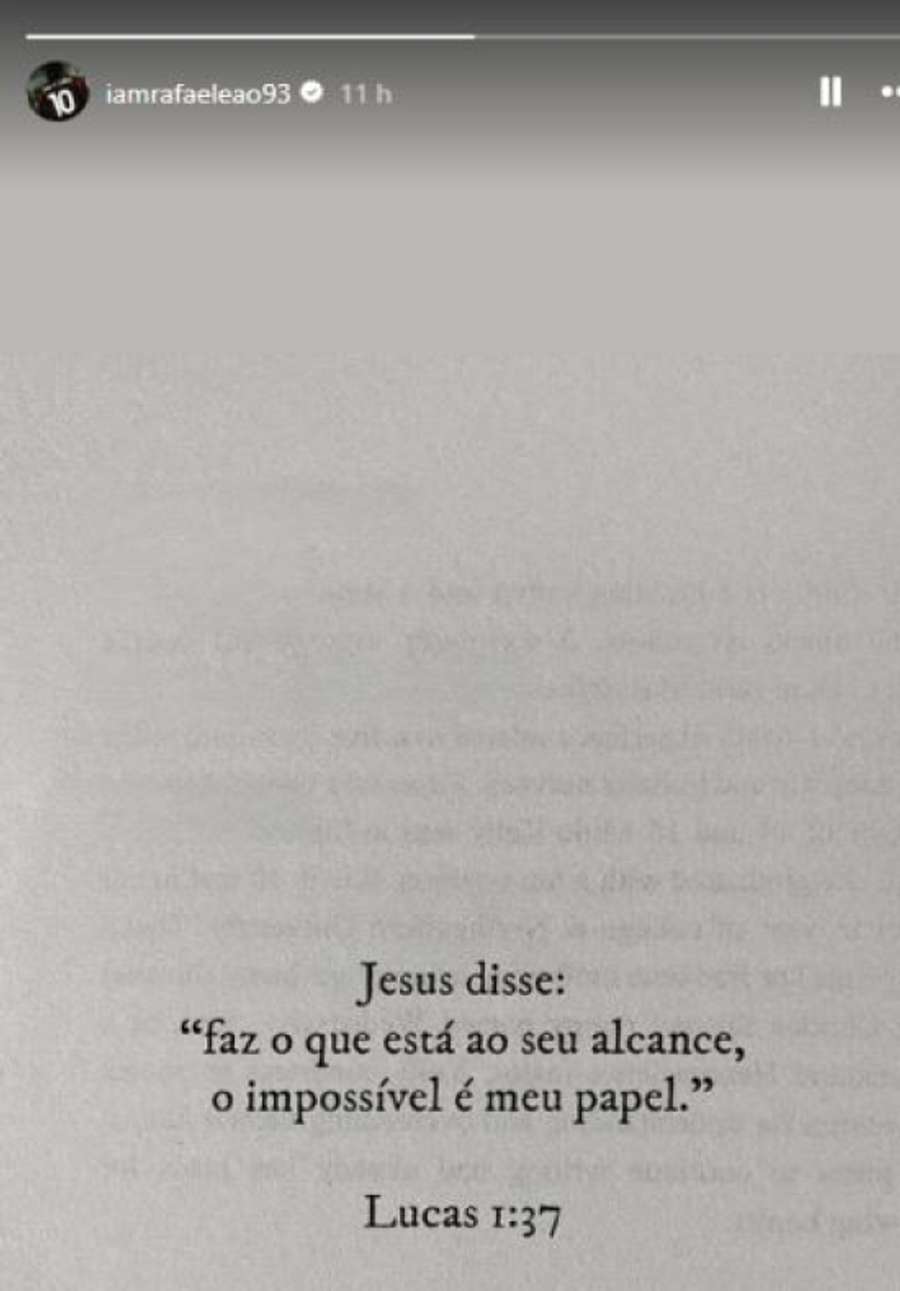 Il messaggio di Leao