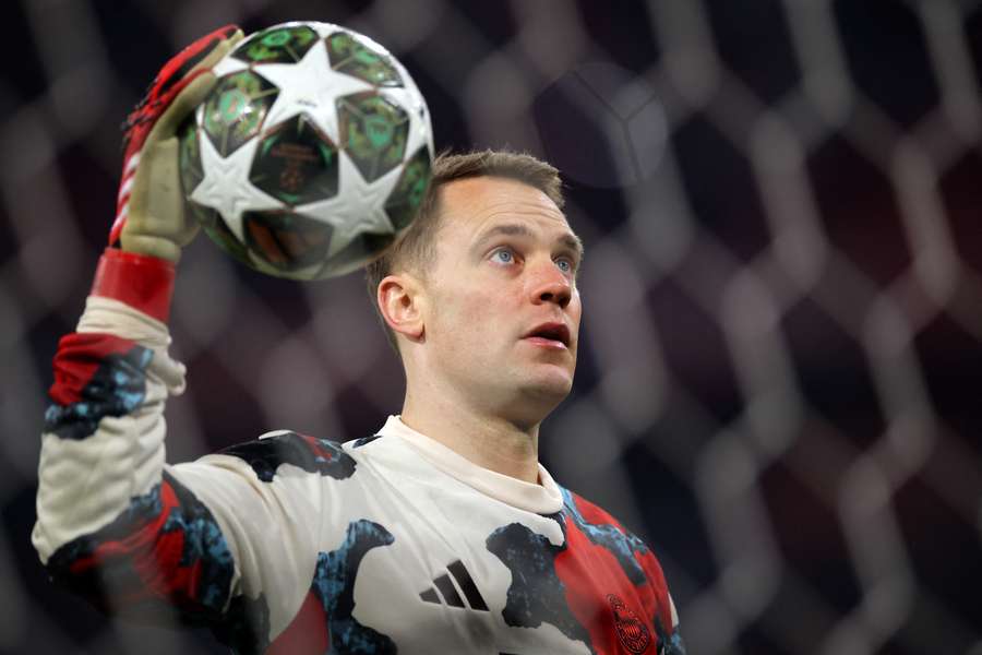 Neuer is in a race against time to be fit for Bayern's Champions League quarter-final against Inter