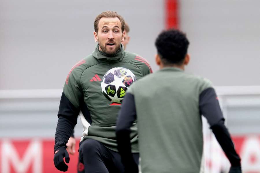 Harry Kane arbeitet an seiner Fitness für das Champions-League-Hinspiel in Madrid.