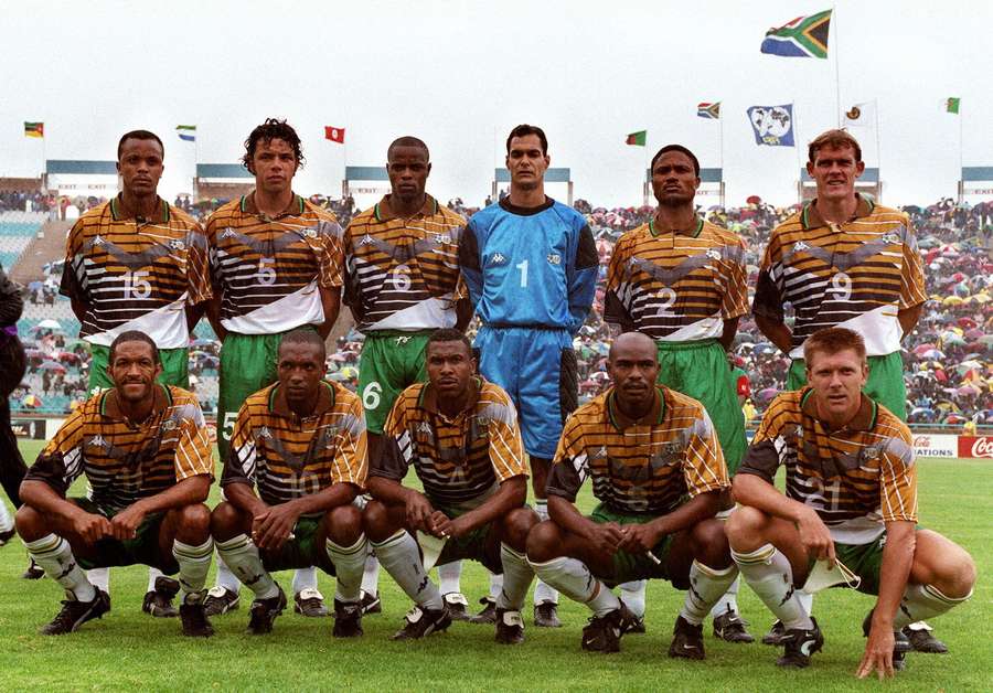 The Bafana Bafana side that qualified for the 1998 World Cup