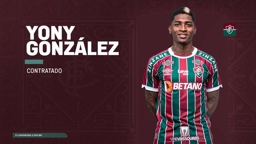 Yony González foi um dos grandes nomes do Fluminense em 2019