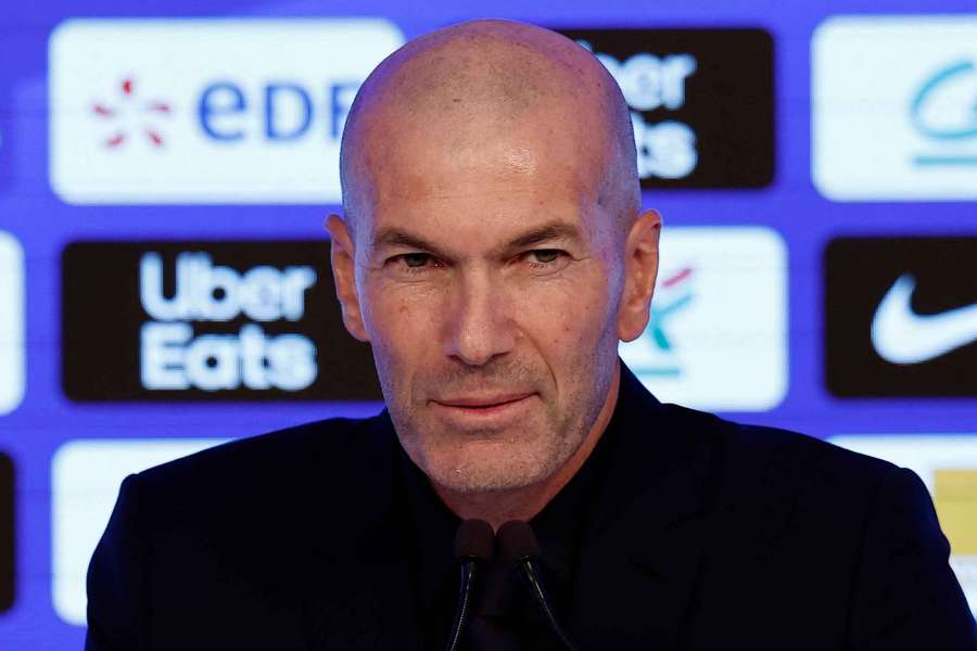 Zinédine Zidane ce vendredi. Zinédine Zidane ce vendredi.