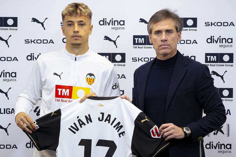 Iván Jaime, junto a Miguel Ángel Corona