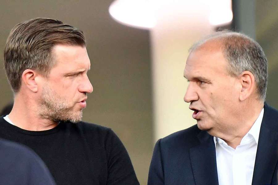Krösche (l.) und Beck arbeiteten fünf Jahre lang gemeinsam in Frankfurt Krösche (l.) und Beck arbeiteten fünf Jahre lang gemeinsam in Frankfurt