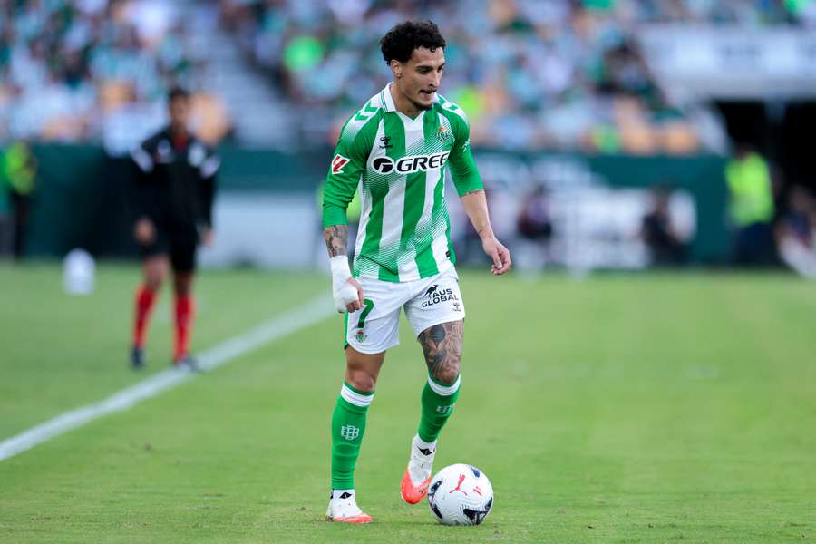 Antony ao serviço do Betis Antony ao serviço do Betis