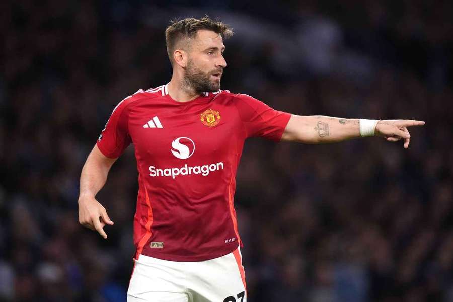 Shaw, jogador do Manchester United