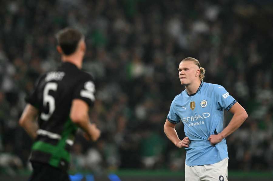 Haaland perdeu um pênalti para o Manchester City