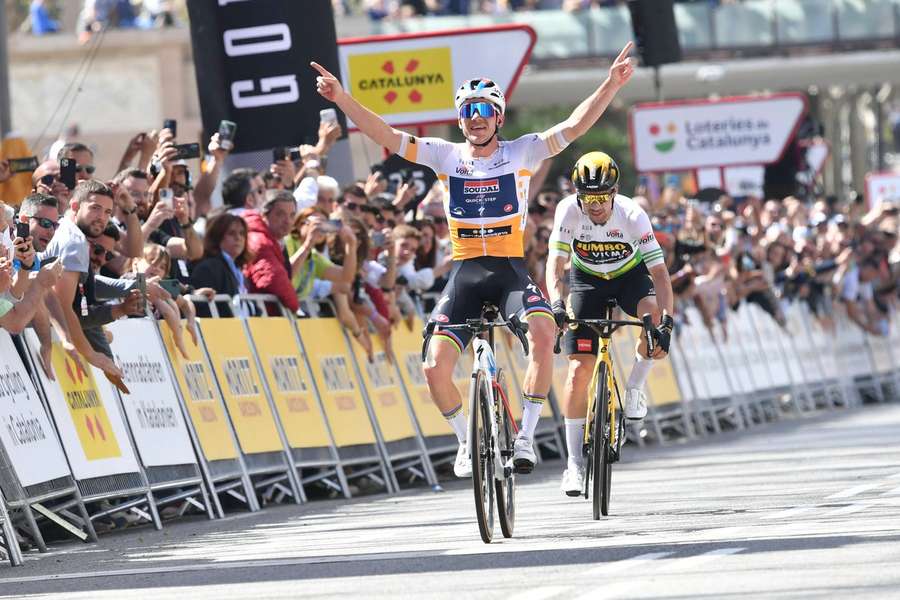 Evenepoel bei der Vuelta-Zielfahrt 2022