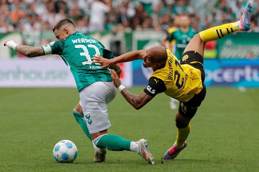 Dortmund não conseguiu ultrapassar o Werder Bremen