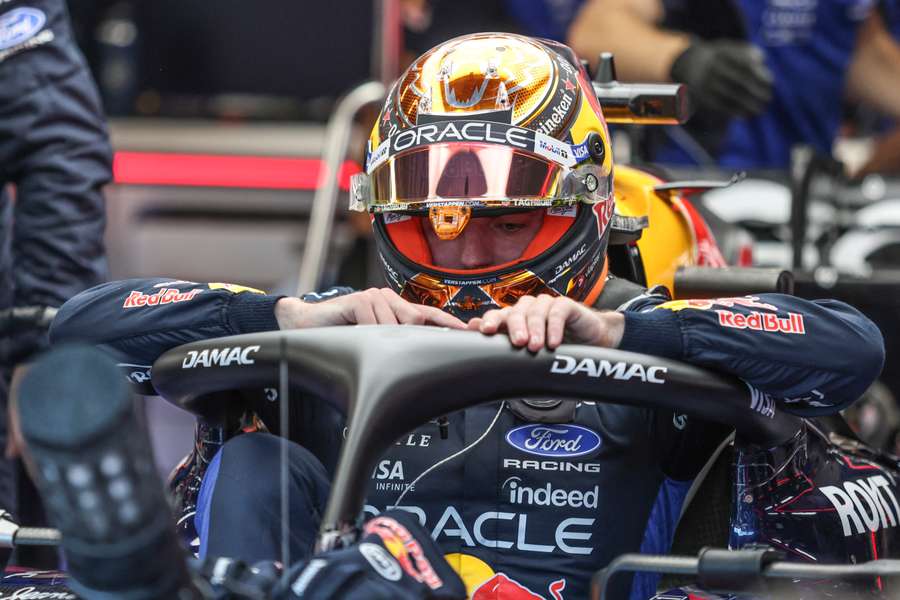 Verstappen, en su Red Bull