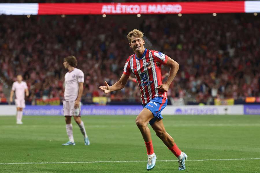 Marcos Llorente byl autorem druhého gólu Atlétika v zápase s Gironou.