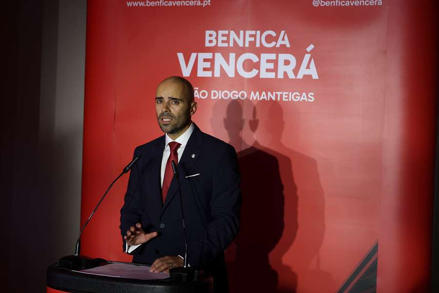 João Diogo Manteigas é candidato à presidência do Benfica João Diogo Manteigas é candidato à presidência do Benfica