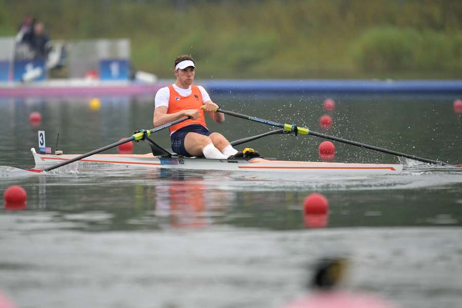 Simon van Dorp werd vorig jaar tweede in de skiff op het WK in Belgrado