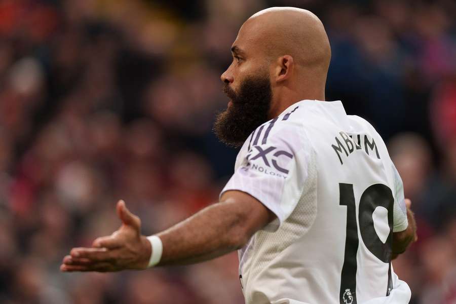Mbeumo em ação pelo Manchester United Mbeumo em ação pelo Manchester United