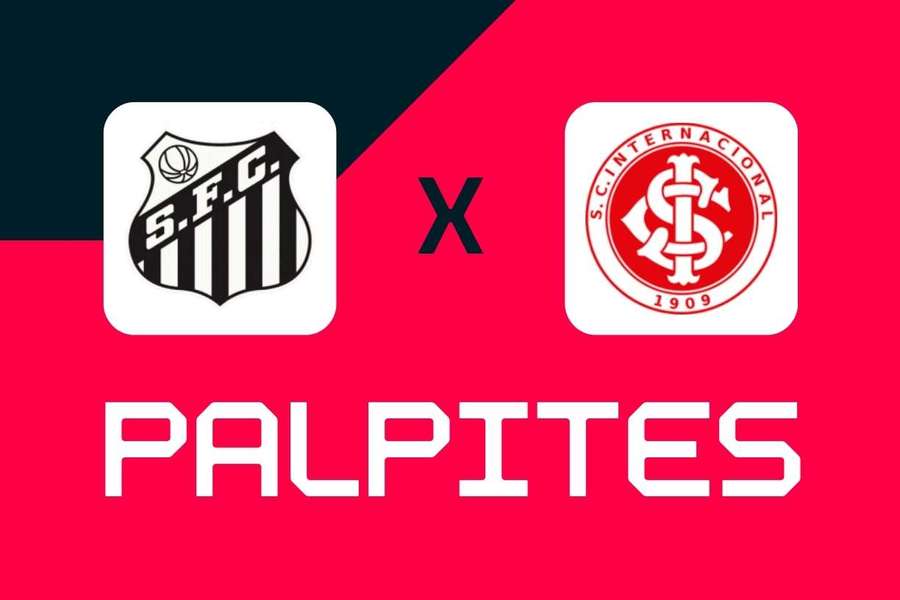 Santos entra como favorito nas casas de apostas contra o Internacional