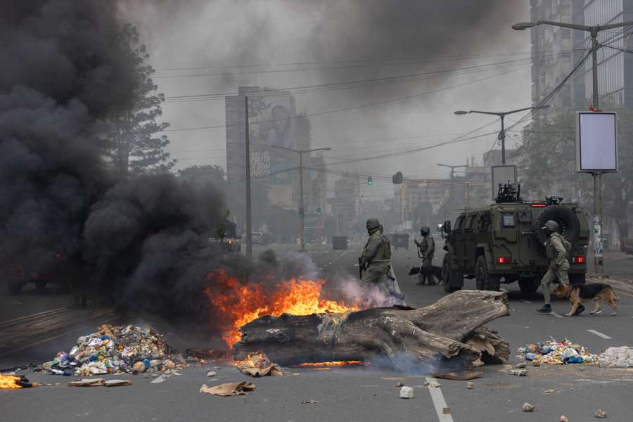 Demonstrations in Maputo