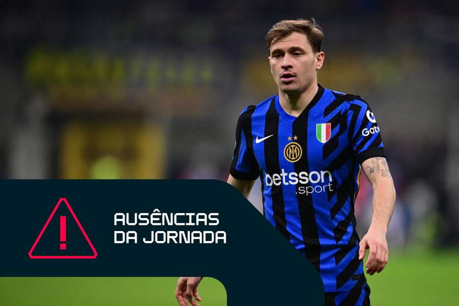 Nicolò Barella vai falhar a 31.ª jornada devido a castigo