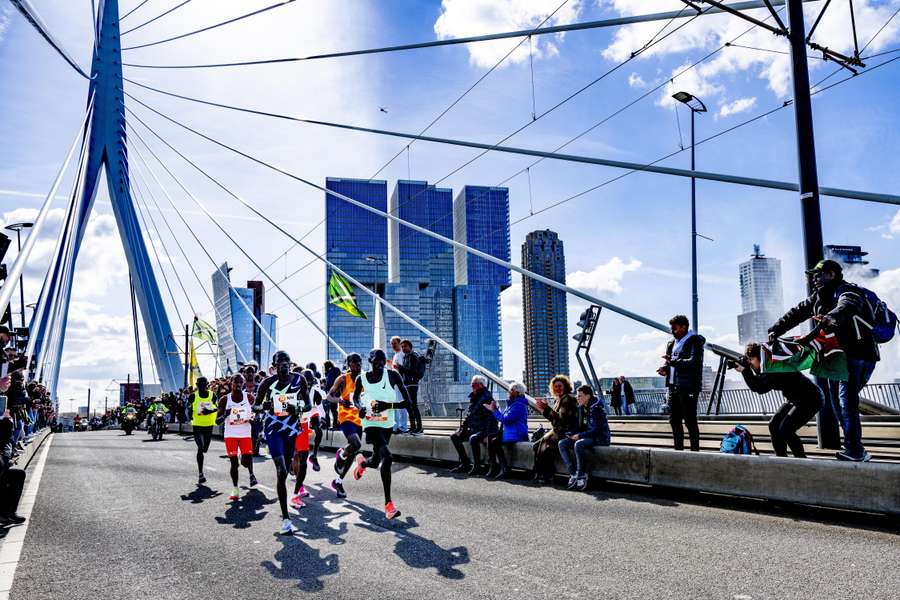 Een beeld uit de marathon van vorig jaar