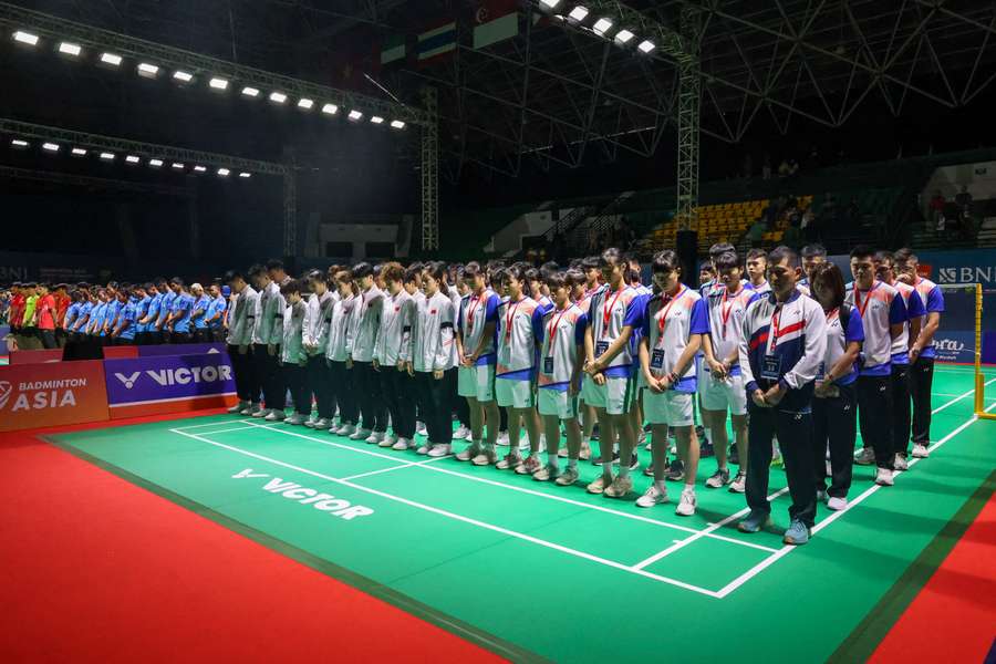 Badmintonners staan stil bij het ongelukkig lot van Zhang