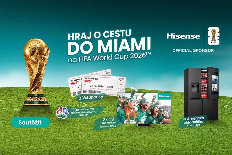 S Hisense na FIFA World Cup 2026 do Miami? Kupte jakýkoliv produkt a vyhrajte!