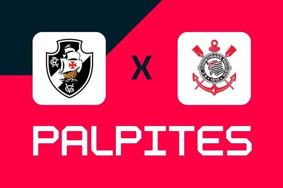 Vasco e Corinthians estão separados na tabela por apenas três pontos