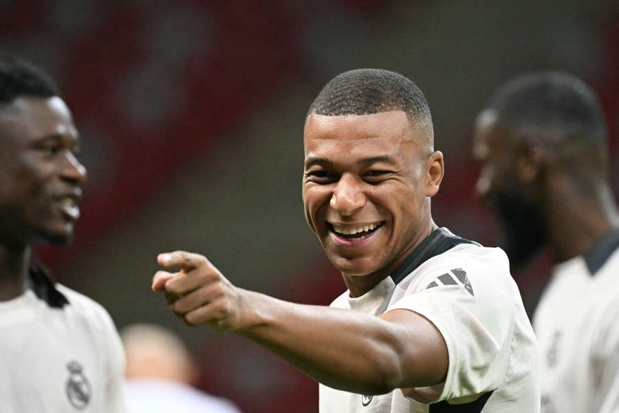 Mbappé, con el Madrid 