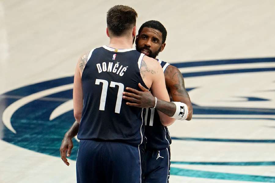 Irving and Doncic were paired together