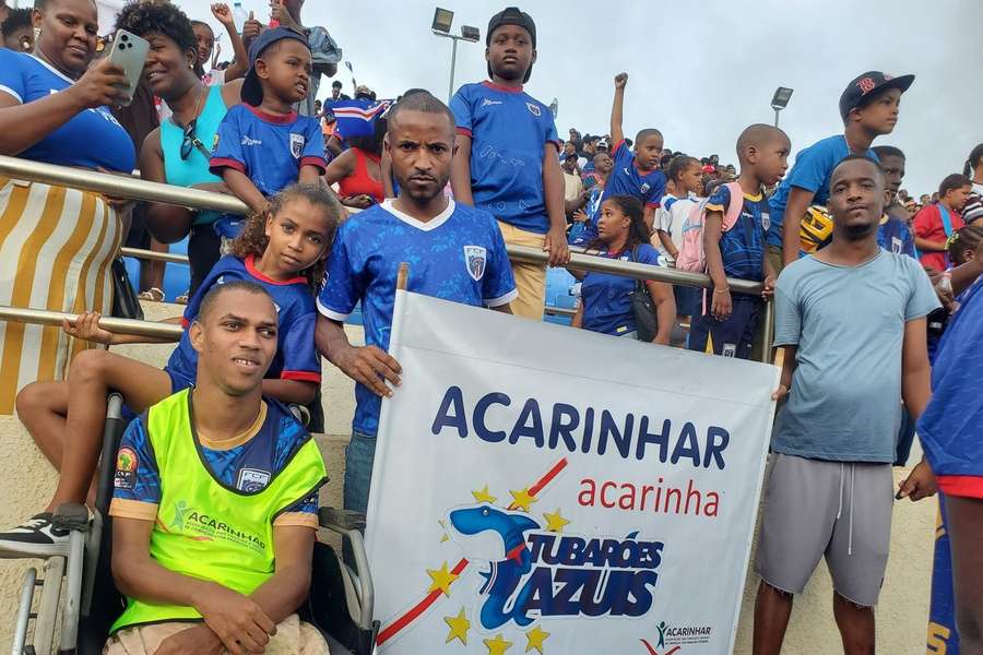 Adeptos de Cabo Verde no apoio à seleção