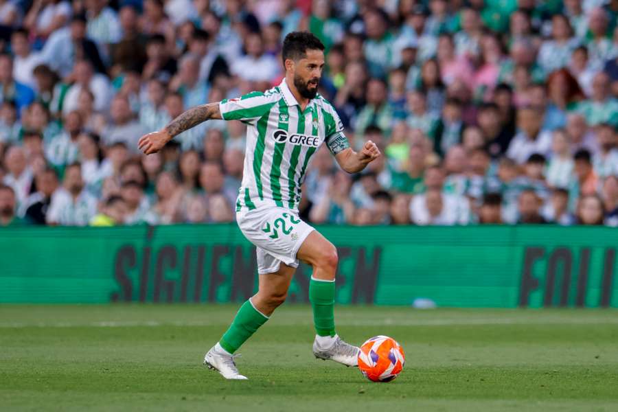 Isco avec le Betis lors du dernier match de la saison de Liga.