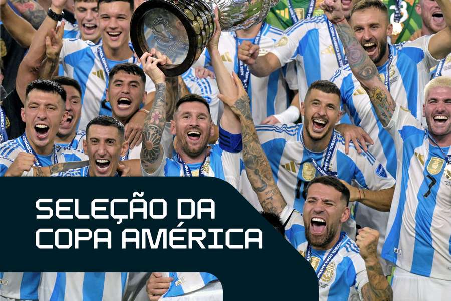 Os bicampeões têm 3 jogadores na seleção do campeonato