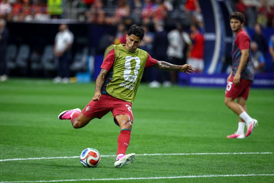 Joao Cancelo, con la selección de Portugal Joao Cancelo, con la selección de Portugal