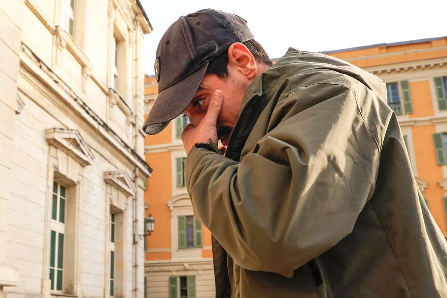 Wissam Ben Yedder vor dem Gericht. Wissam Ben Yedder vor dem Gericht.