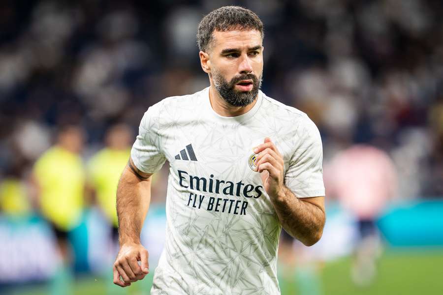 Dani Carvajal falhou treino do Real Madrid