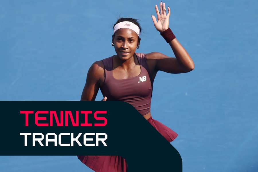 Gauff is in action this morning Gauff is in action this morning