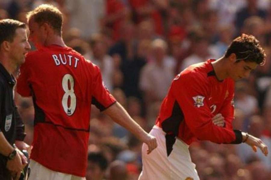Cristiano Ronaldo rendeu Nicky Butt Cristiano Ronaldo rendeu Nicky Butt