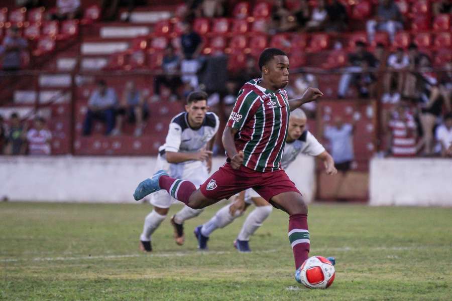 João Lourenço marcou os dois gols do Flu na estreia João Lourenço marcou os dois gols do Flu na estreia