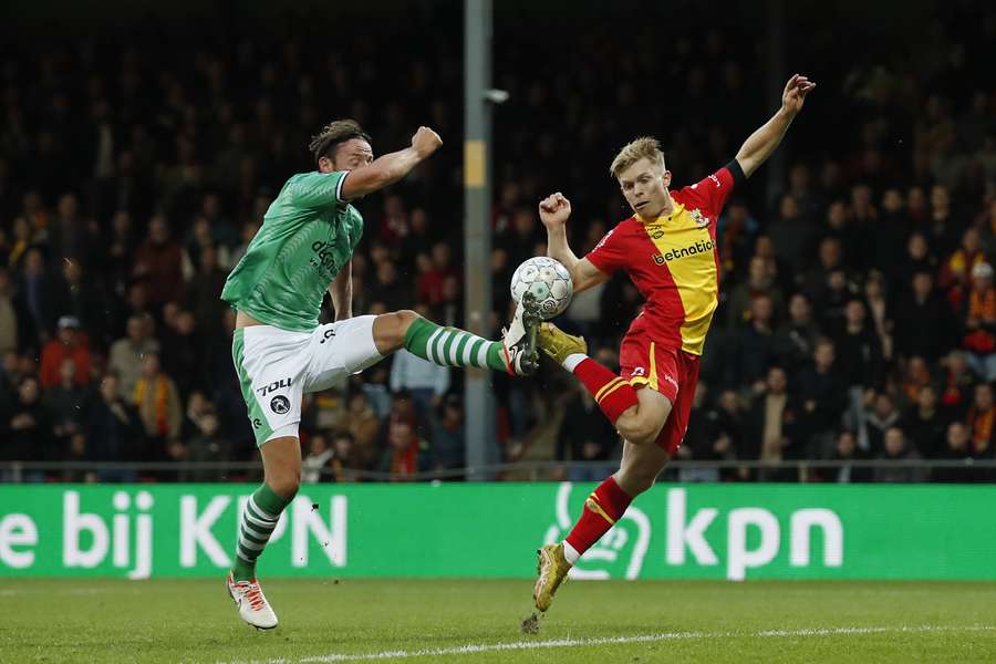 Bart Vriends in duel met Oliver Edvardsen