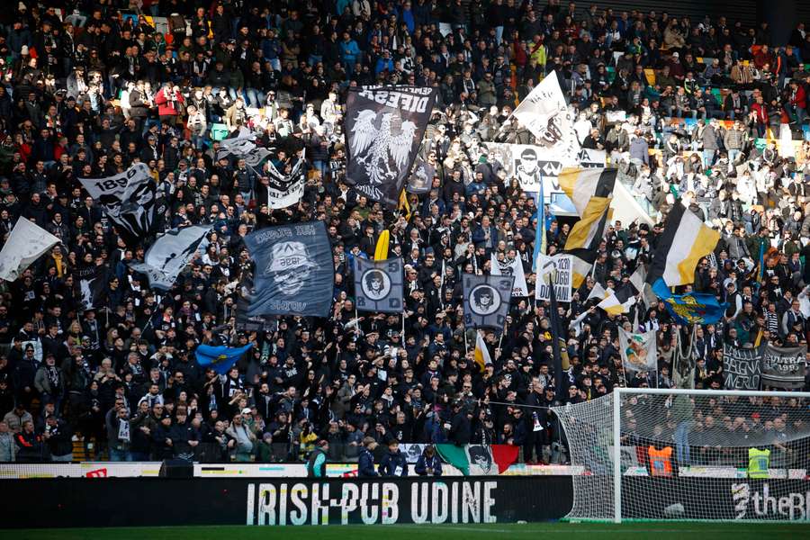 La tifoseria dell'Udinese