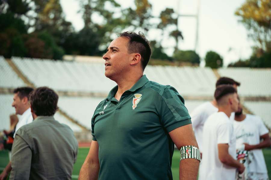 Pedro Russiano no comando do Lusitano