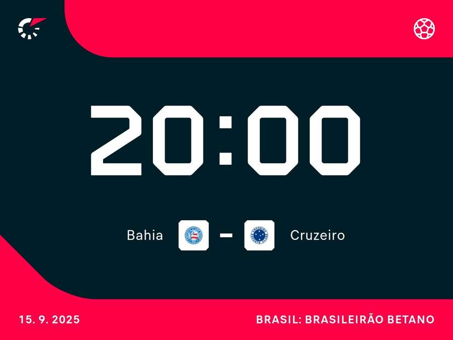 Bahia e Cruzeiro fazem confronto do G4 do Brasileirão