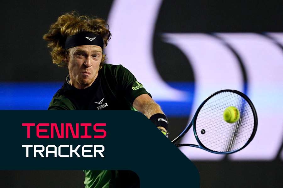 Rublev in azione a Los Cabos