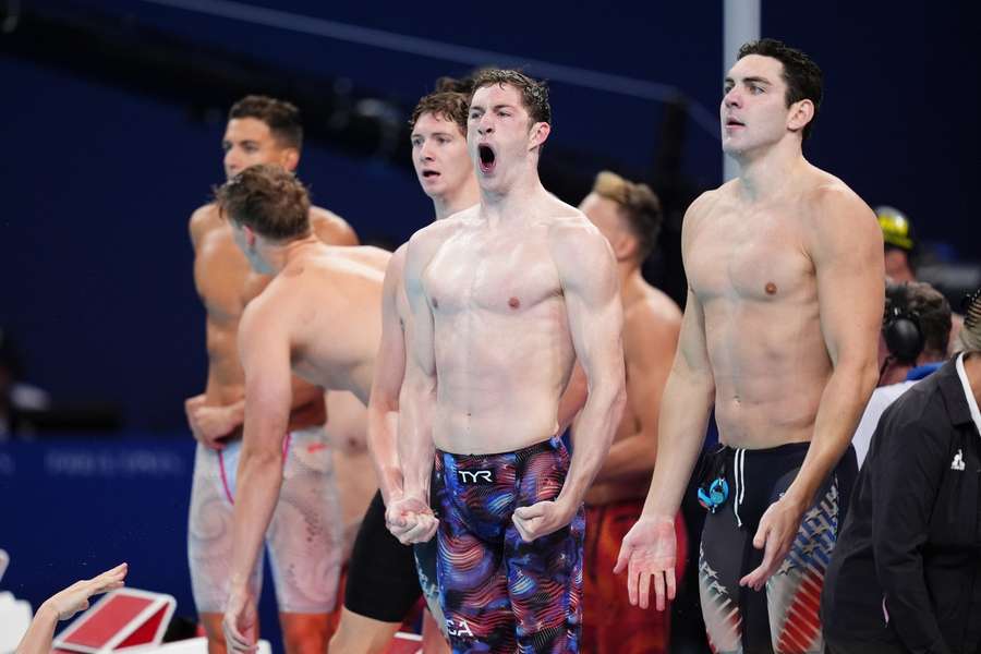 USA soar to second straight men's 4x100 freestyle relay as Dressel bags ...