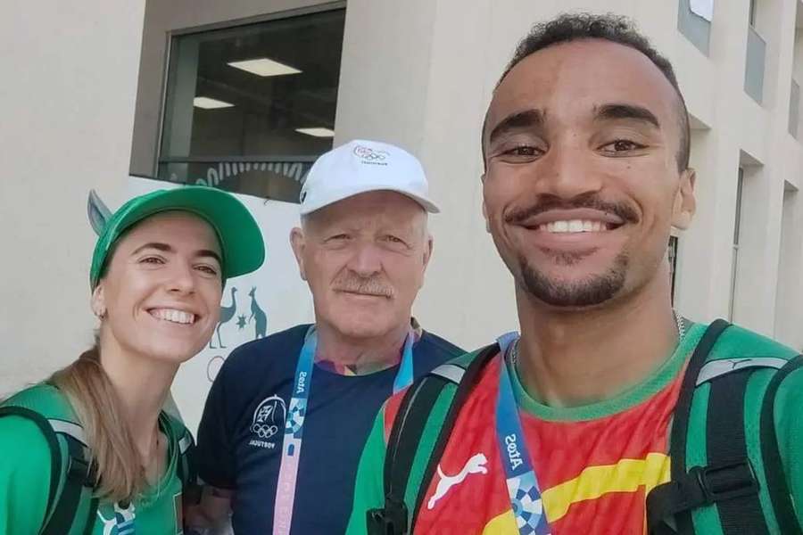 Salomé Afonso, Enrique Pascual Oliva e Isaac Nader